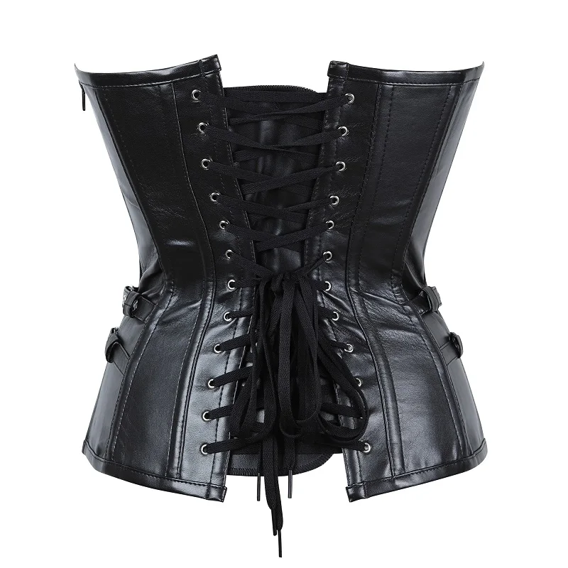 Corset Bustier Noir Steampunk – Image 3