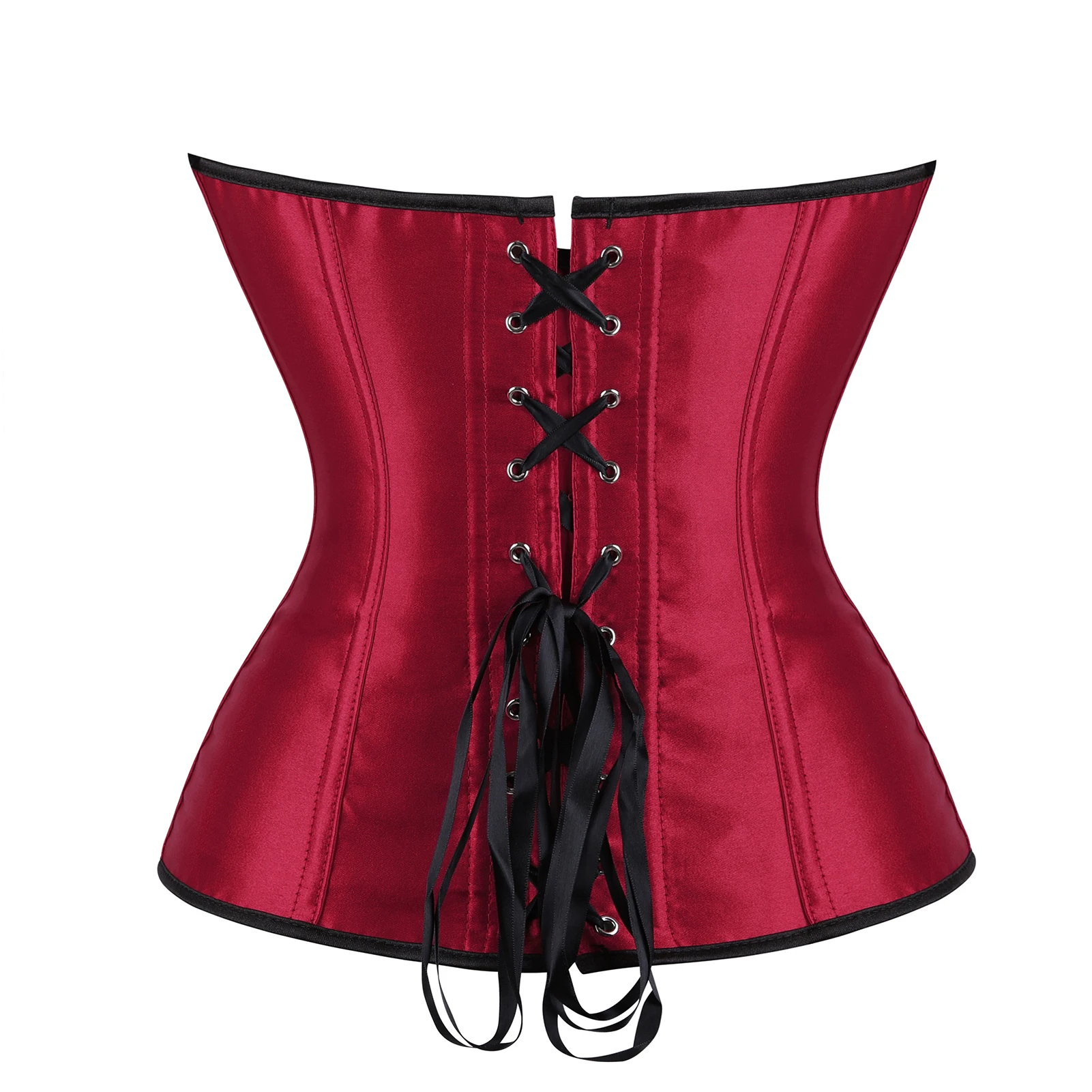 Corset Rouge Néo-Victorien à Paillettes – Image 2