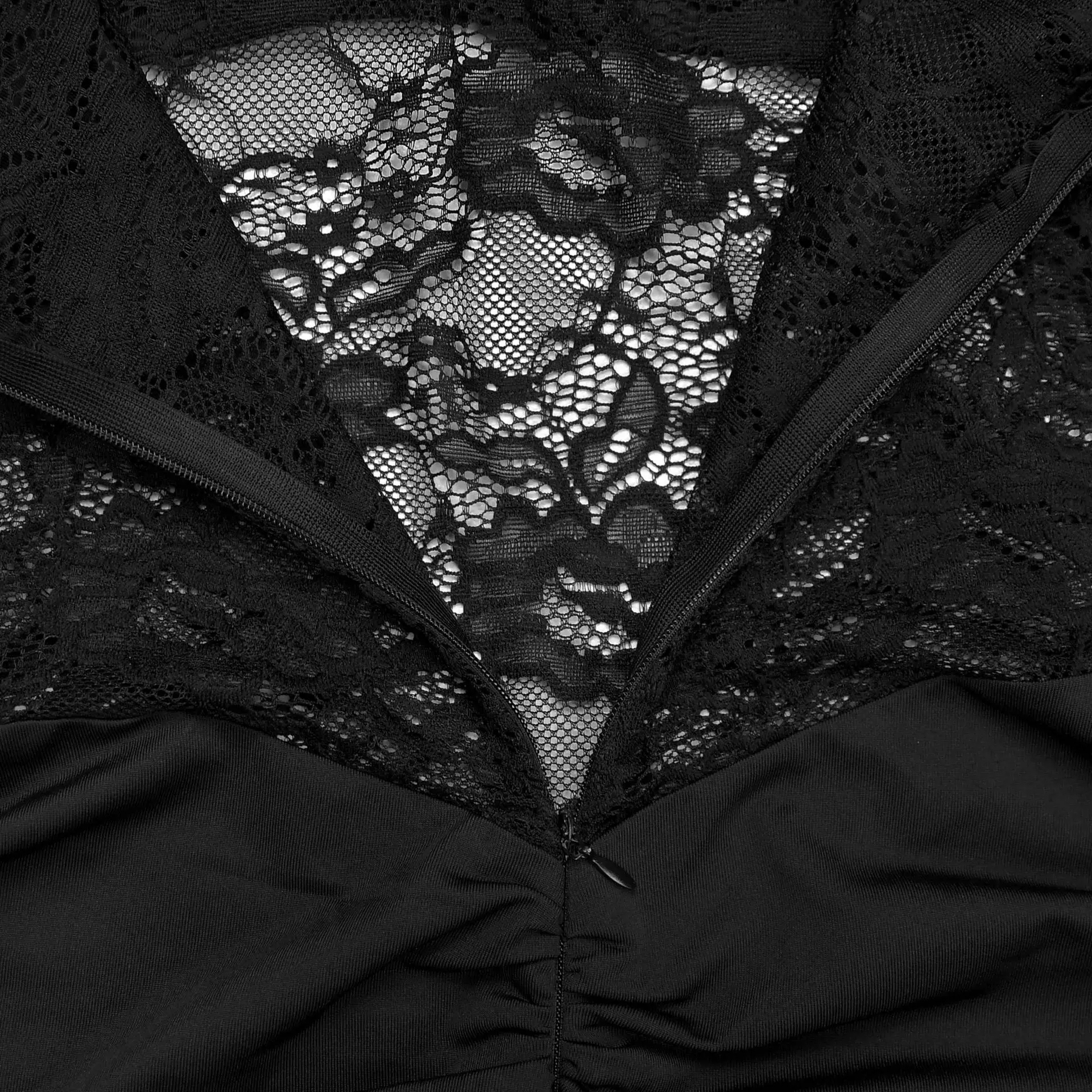 Robe Longue de Soirée Sirène Bustier Noir – Image 6