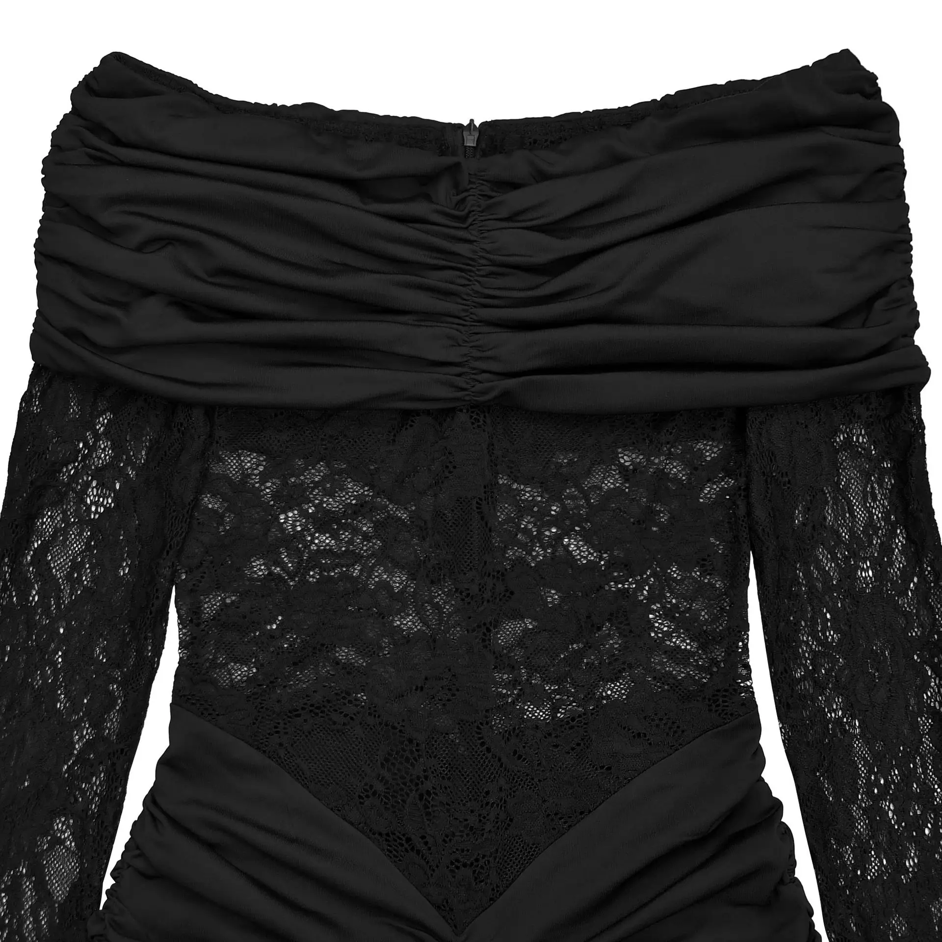 Robe Longue de Soirée Sirène Bustier Noir – Image 7
