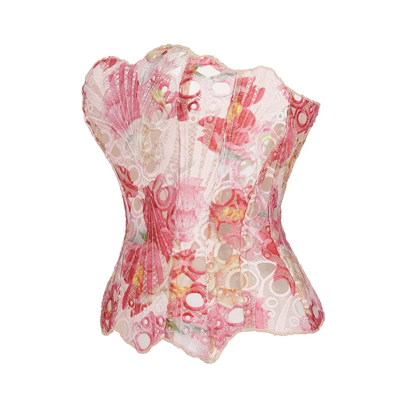 Corset Bustier Fleuri Chic Style Coquette – Image 4