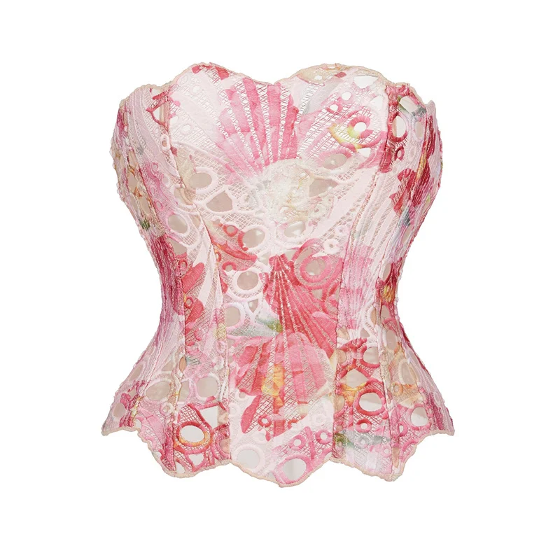 Corset Bustier Fleuri Chic Style Coquette – Image 2