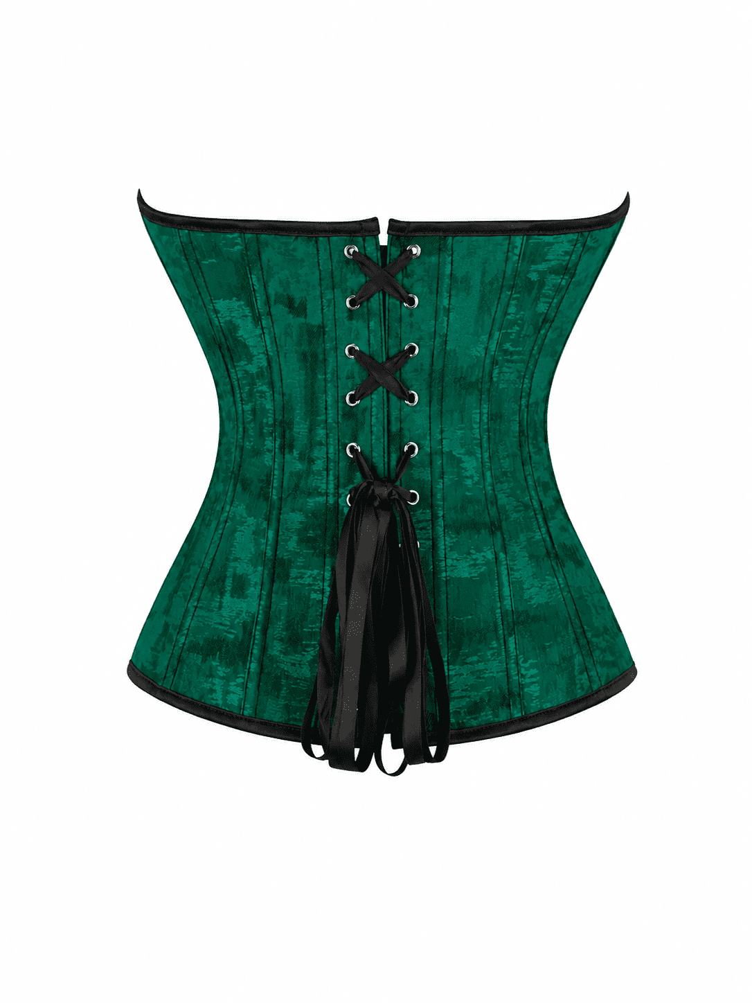 Corset Bustier Victorien Vert Émeraude – Image 3