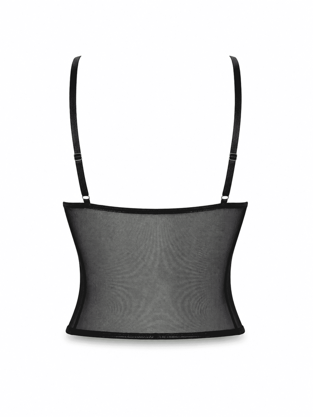 Corset Soutien-Gorge Noir à Strass – Image 4