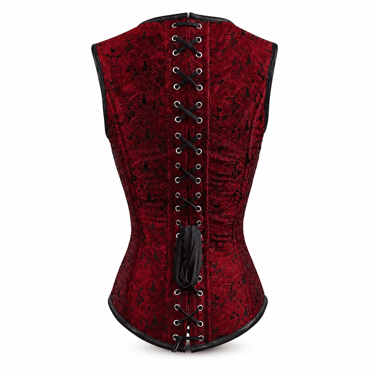 Corset Steampunk Bordeaux Bustier Pirate – Image 3
