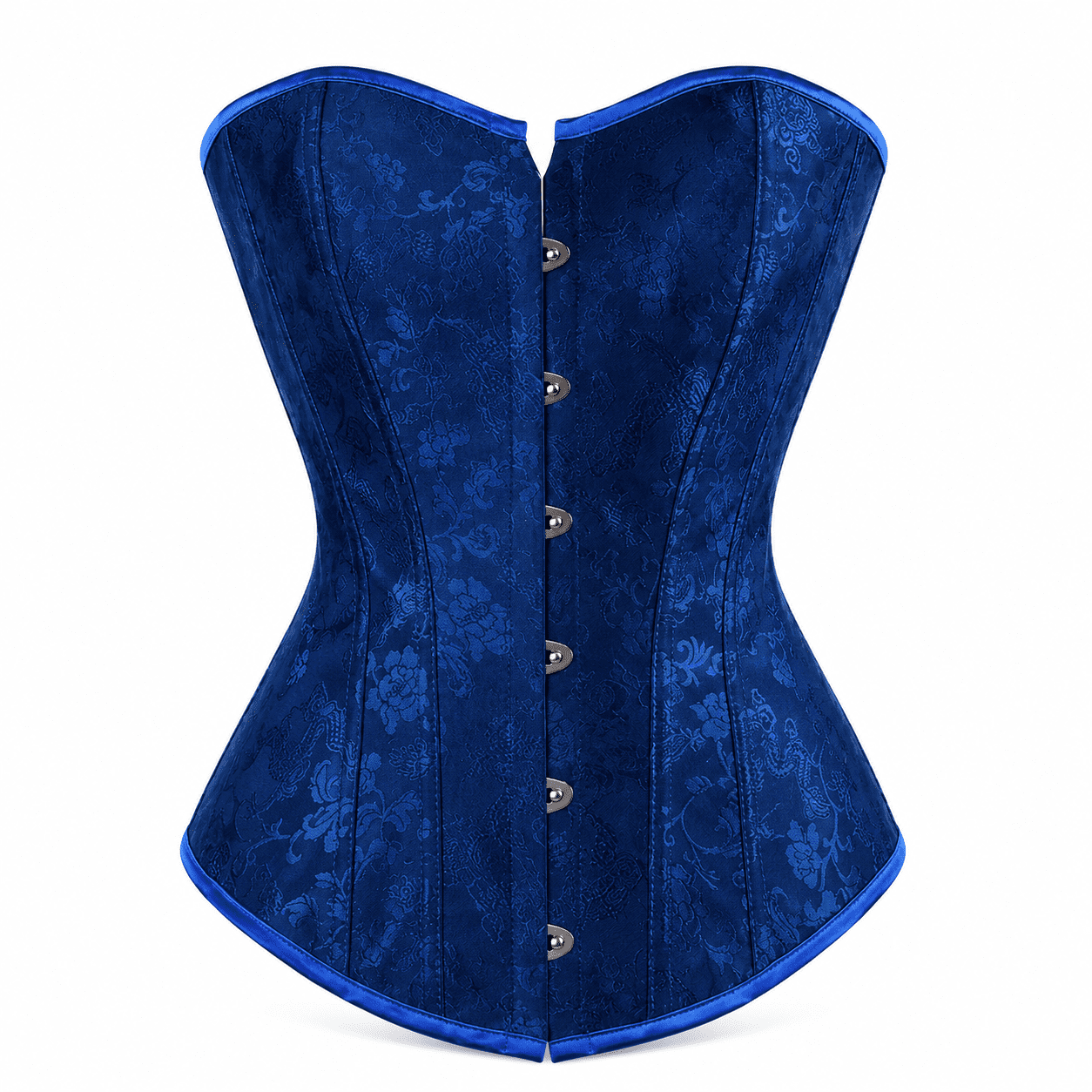 Corset Vénitien Bleu Royal Grande Taille – Image 2
