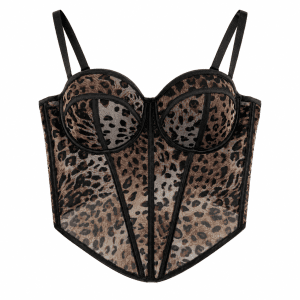 Soutien-Gorge Corset Motif Léopard