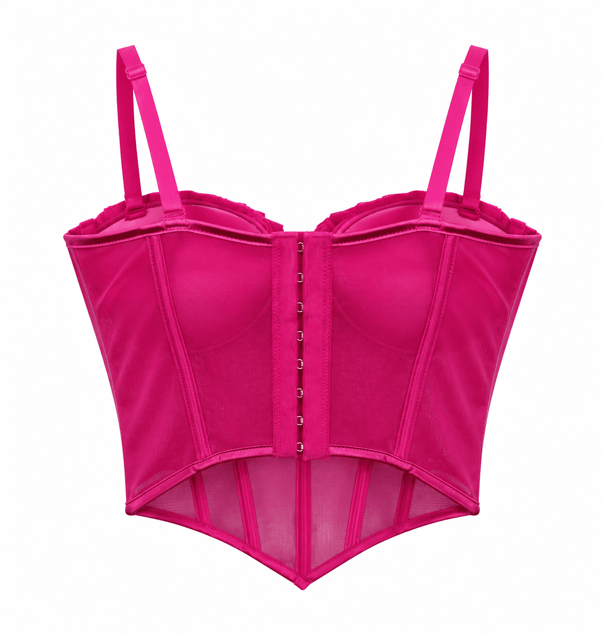 Soutien-Gorge Corset Rose Magenta – Image 3