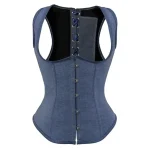 Corset Underbust Jean Bleu Grande Taille