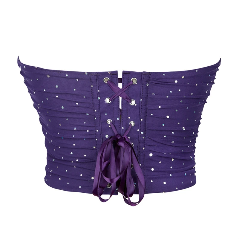 Corset Violet à Paillettes Scintillantes – Image 3