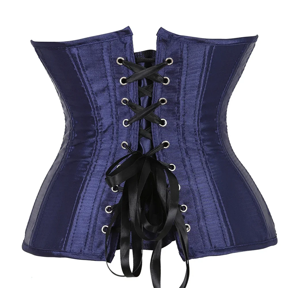 Ceinture Corset Bleu Nuit Femme – Image 2