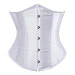 Ceinture Corset Blanche Satinée